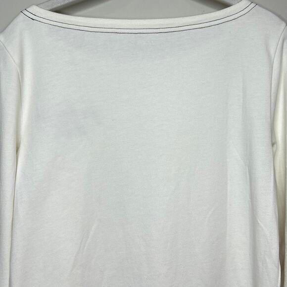 J.Crew Ivory Je T'Aime NYC Shirt Size XS 100% Cotton I Love NYC - Picture 8 of 10